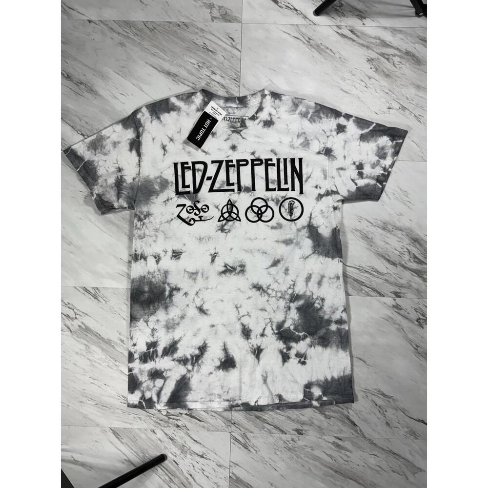Led Zeppelin Tie Dye Graphic Band Tee M Hot Topic Licensed 2022 #8